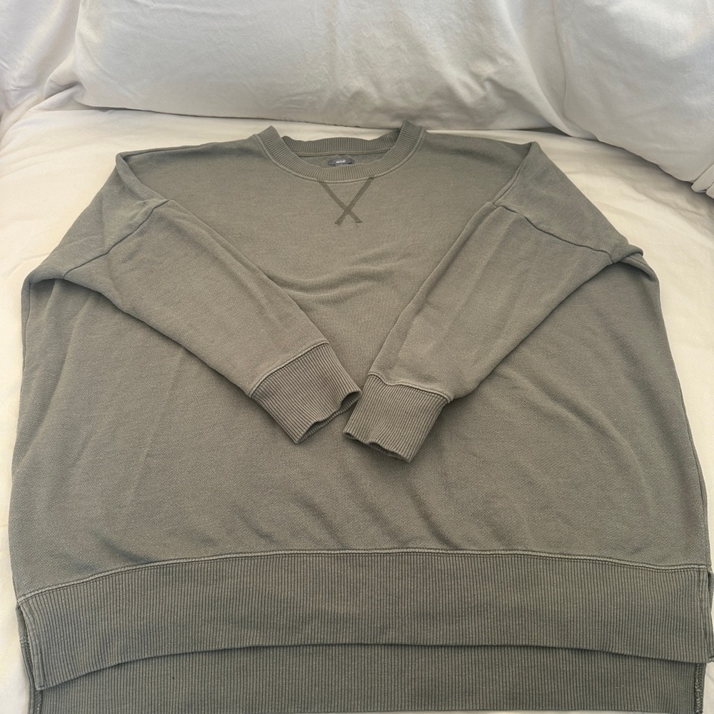 Aerie Women’s Sage Crewneck Oversized Sweatshirt